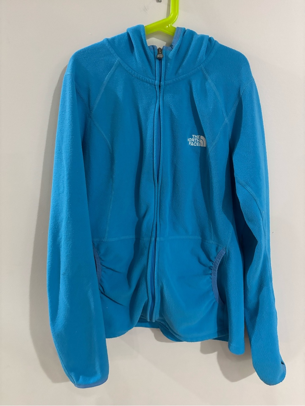 The North Face Blue Full-Zip Fleece Hoodie